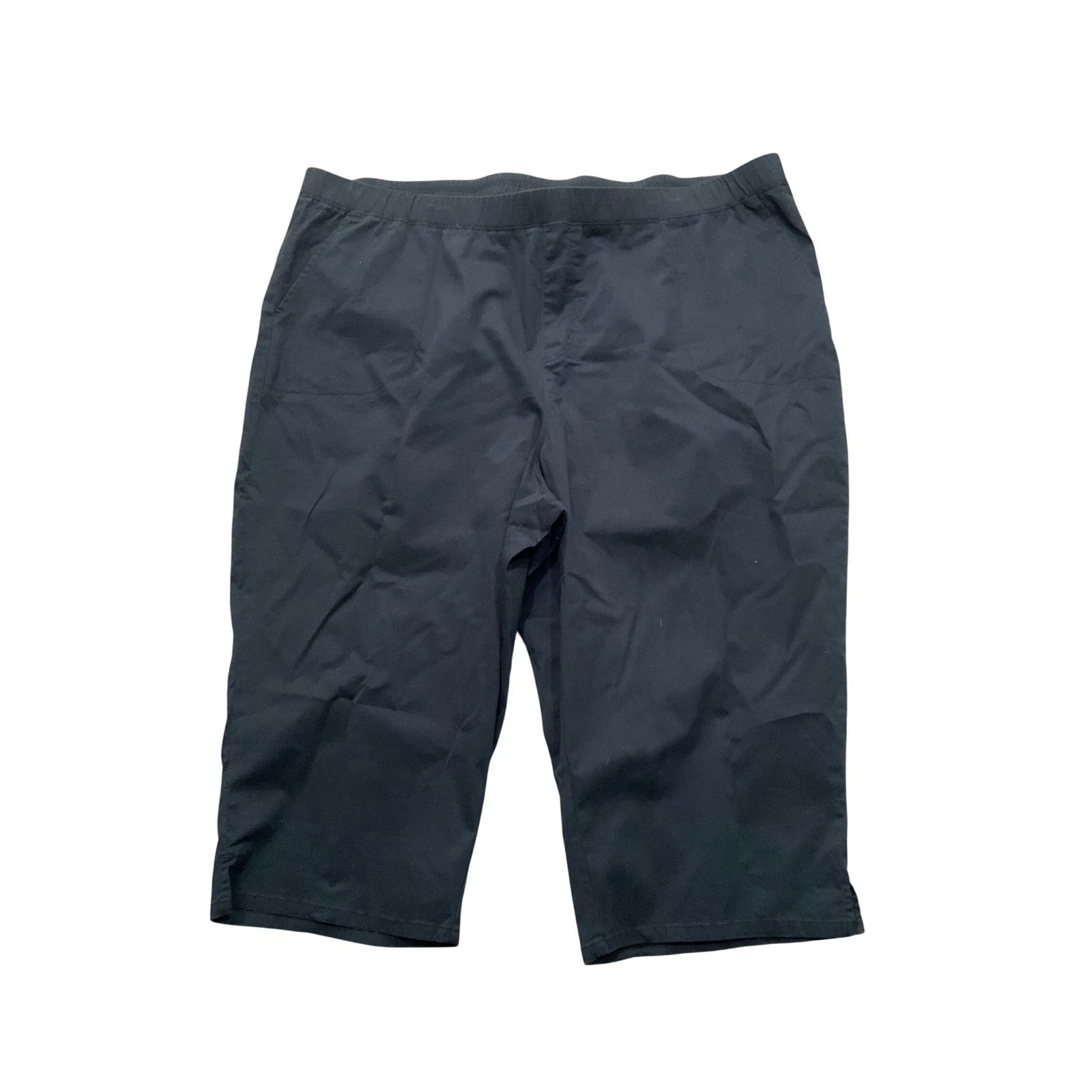 Denim & Co. Twill Relaxed Pull-On Skimmer Crop Pants Capri A575308 Black Tall 3X
Opens in a new wind