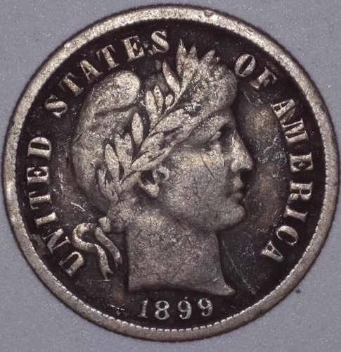 1899 Barber  Dime