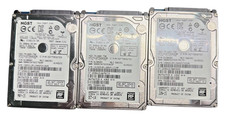 Lot of 3 HGST 750GB 7200RPM 2.5" SATA HDD Wiped Tested CDI 100% Laptop