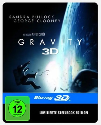 Gravity 3D [Steelbook inkl. 2D Version, 2 Discs]
