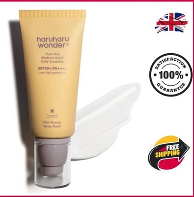 HARU HARU WONDER haruharu wonder - Black Rice Moisture Airyfit Sunscreen 50ML .