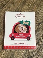 PICTURE FRAME NIB HALLMARK KEEPSAKE 2017 HAPPY HOWLIDAYS  DOG PICTURE FRAME 