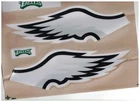 PHILADELPHIA EAGLES Full Size FOOTBALL HELMET DECALS WITH BUMPERS