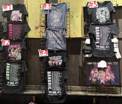 Hanabie Shirt Concert Tour Merch Reprint