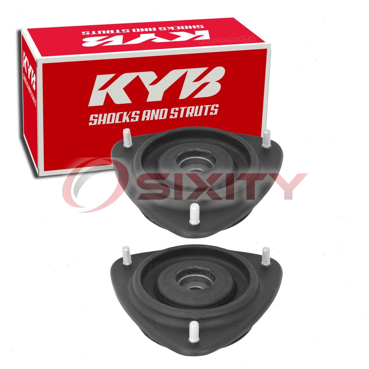 2 pc KYB Front Suspension Strut Mounts for 2006-2009 Subaru Legacy 2.5L H4 wj