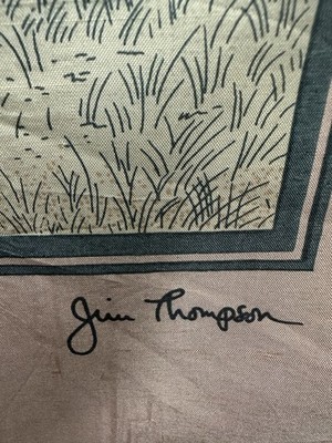 Jim Thompson Reine Thai Seide Elefanten Design Großer Schal 86x86cm (PC)
