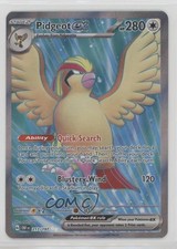 Pidgeot ex Ultra Rare Pokemon Scarlet & Violet: Obsidian Flames OBF #217