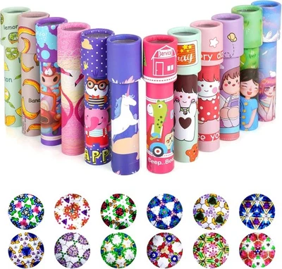 Kaleidoskope 12er Set Vintage Lernspielzeug für Kindergeburtstag Geschenk - Bild 1 von 4