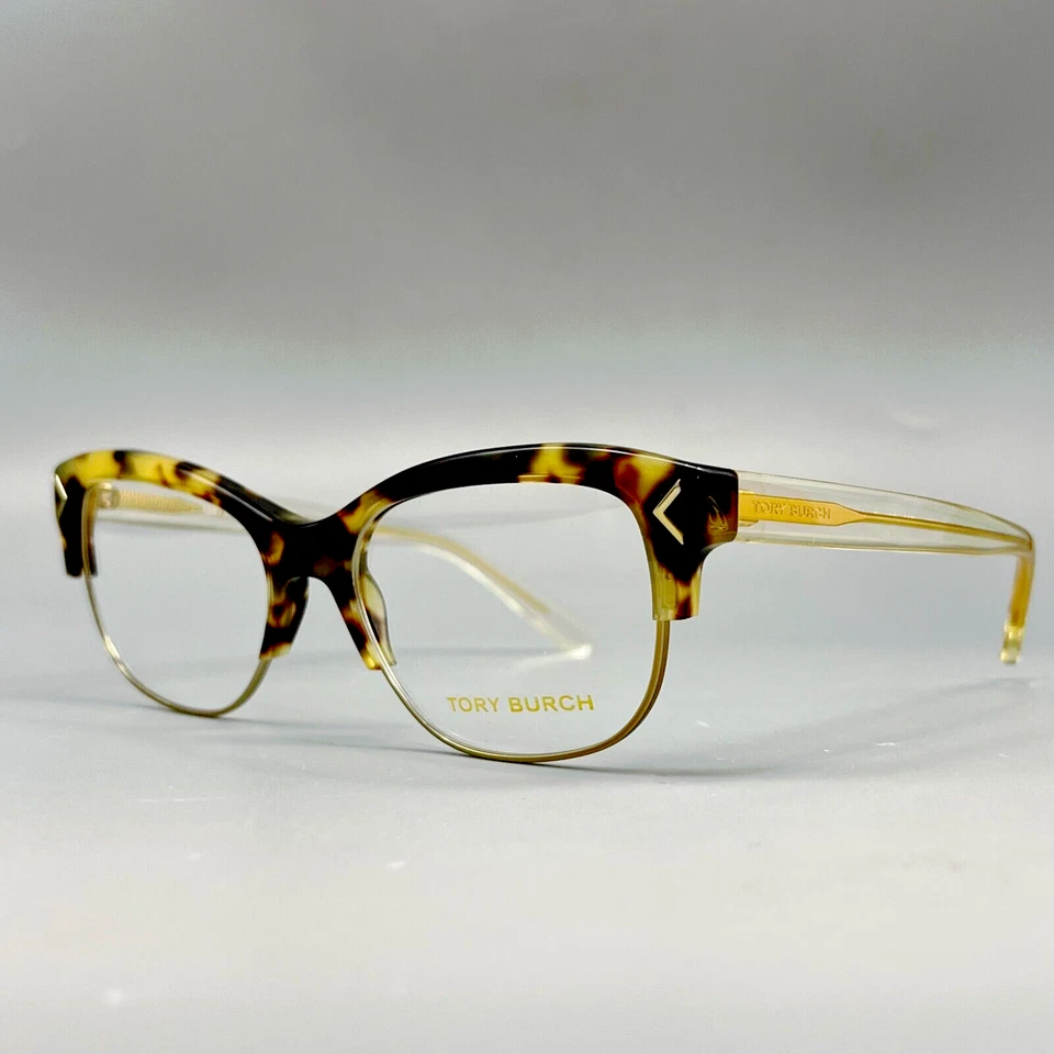 Tory Burch TY 2083 1706 Havana Eyeglasses Frames 53-17-140mm w/ Case AUTHENTIC - Image 2 of 4