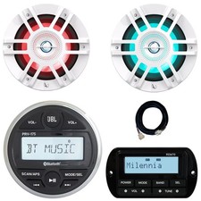 JBL PRV-175 USB Receiver, Wired Remote, Extension Cable, 2x 6.5" 300W Speakers