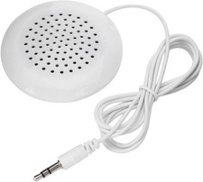 ASHATA Portable Pillow Speaker, Mini Stereo Speaker with 3.5Mm Aux Plug for MP3,