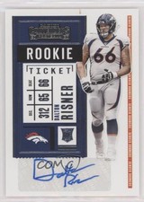 2020 Panini Contenders Rookie Ticket Dalton Risner #289 Auto rf2