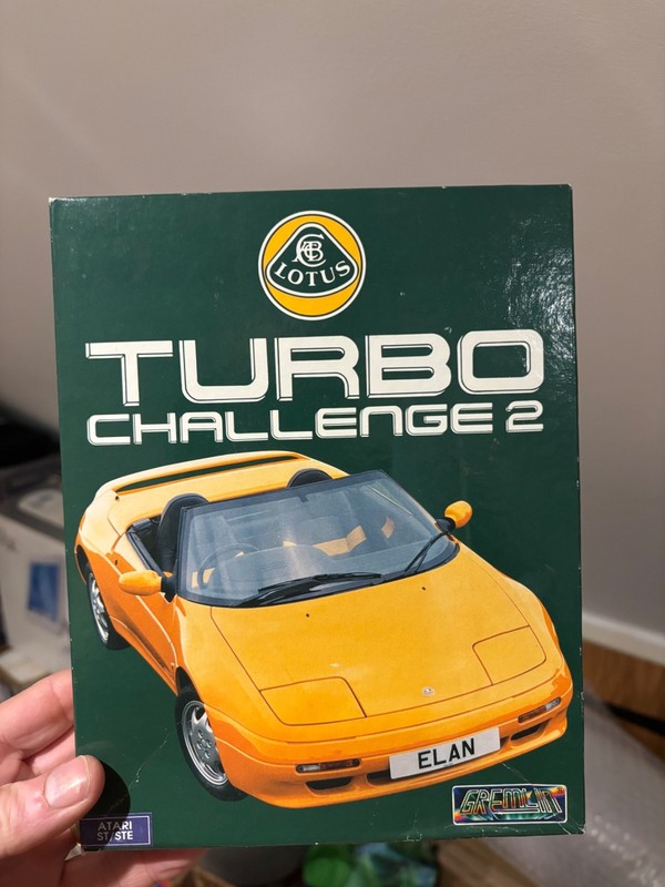 Atari ST. Lotus Turbo Challenge 2.  Tested and Working. Big Box. VGC