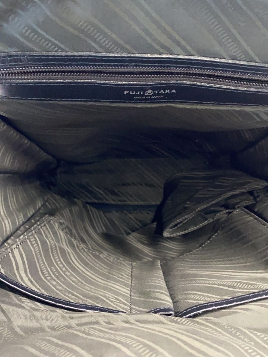 Fujitaka Backpack Leather Blk Solid K6B80 - image 6