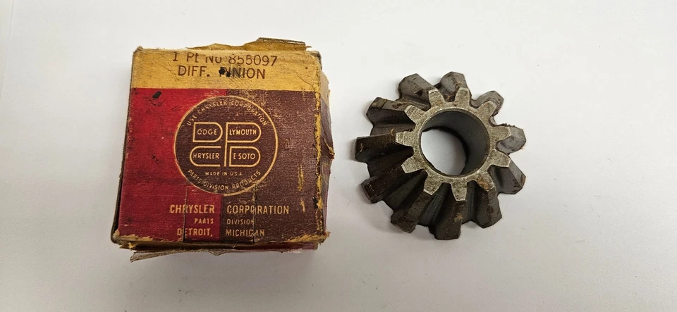 1946-1947 Dodge Truck WD20 WD21 1 tonelada caminhão diferencial pinhão engrenagem NOS 855097 - Imagem 2 de 4