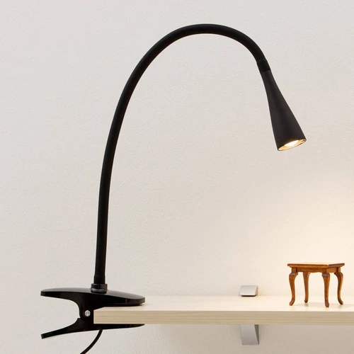 Lindby LED Klemmleuchte 'Baris' (Modern) in Schwarz aus Metall (1 flammig, ) - T - Bild 1 von 7
