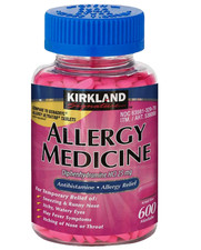     Kirkland Signature Benadryl Allergy Relief Medicine 25mg 600 tablet    