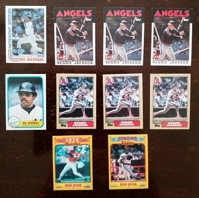 10 Card Baseball Lot REGGIE JACKSON ''Mr October''  NM-MT!!!  SEE PICS