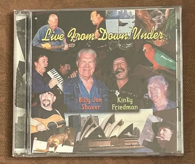 BILLY JOE SHAVER & KINKY FRIEDMAN - 2-CD - Live From Down Under - 2002 - NM - Image 1 of 4