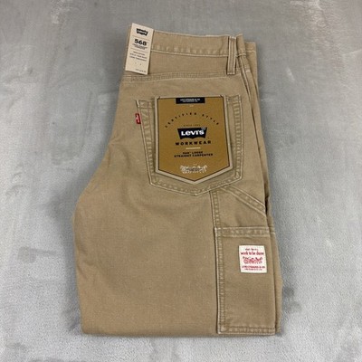Levi's 568 Workwear Jeans Men's Size 31x30 Loose Straight