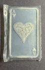 Sunshine Mint 10oz Silver Art Bar Ace of Hearts Design encapsulated