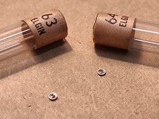 2 NOS Elgin 0s-3/0 Pocket Watch P/N 455 Balance Jewels Parts Spares