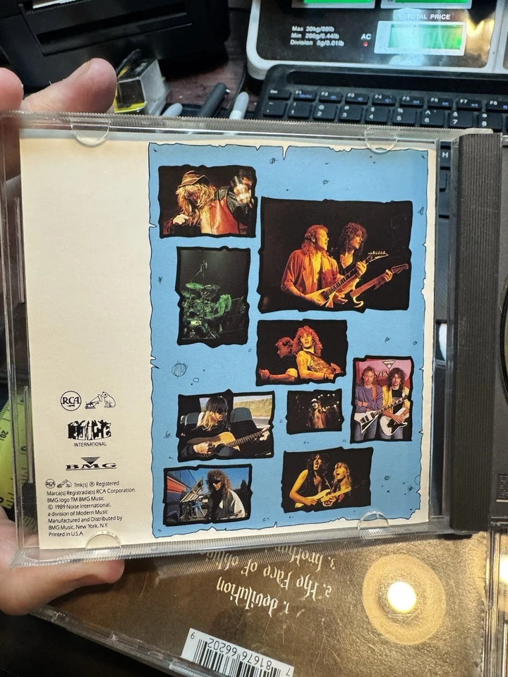 HELLOWEEN I WANT OUT LIVE! 1989 CUTOUT CD 80'S EUROPEAN HEAVY METAL NO SCRATCHES - Image 4 of 4