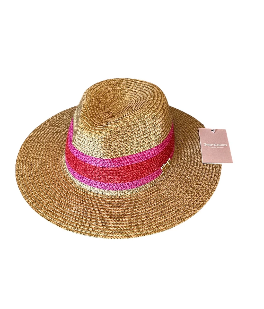 Juicy Couture Woven Straw Sunhat with Rhinestones Juicy Couture | Accessories | Juicy Couture Woven Straw  main image 3