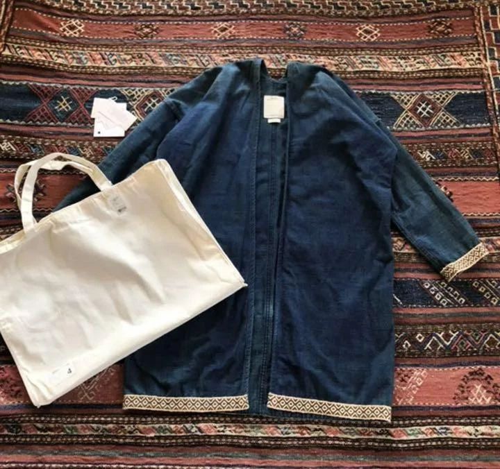 visvim Sanju wax coat Silk Road size 4 indigo 100% cotton | eBay