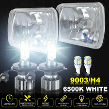 Fits Chevy Expres 1500 2500 3500 GMC 5x7 7x6 inch LED Headlight HI-LO Beam