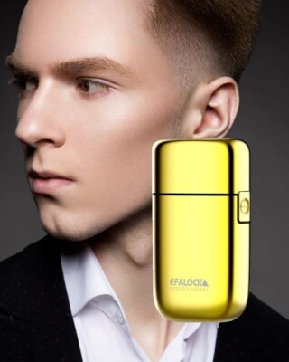 Efalock Foil Shaver eGLADIO Professional Device 3 Hour Battery Life Titanium Foi