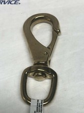 Solid Brass Bronze Snap Bolt 120lbs -Snap Swivel-Scuba Gear- 4 1/2" Overall