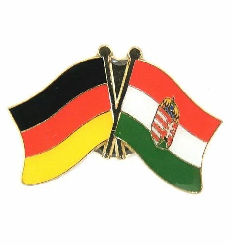 FAHNENMAX® Freundschaftspin Ungarn Pin Fahne Flagge