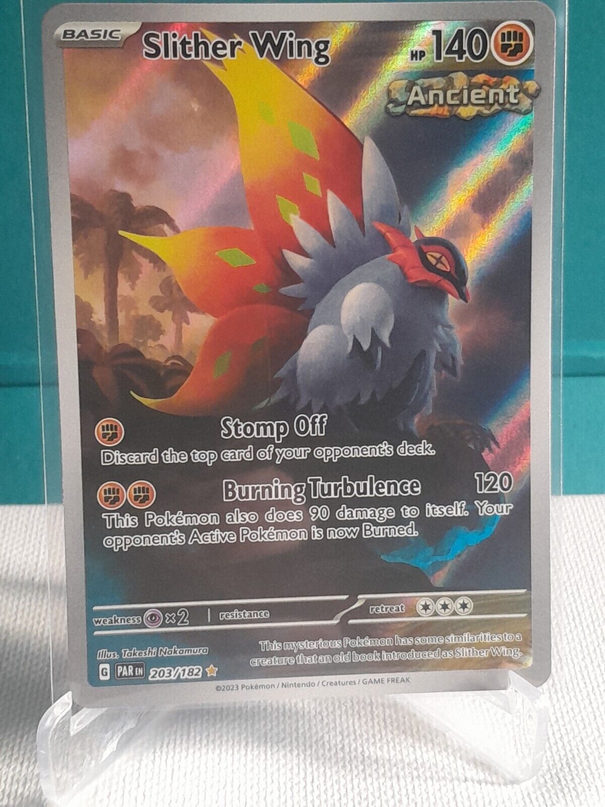 Slither Wing - 107/182 Paradox Rift Pokemon - NM/MINT – The PokéTrade  Emporium