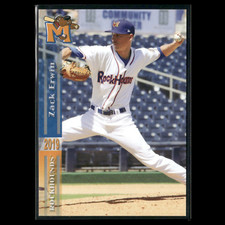Zack Erwin 2019 Midland Rockhounds Team Set Baseball Card MLB NM