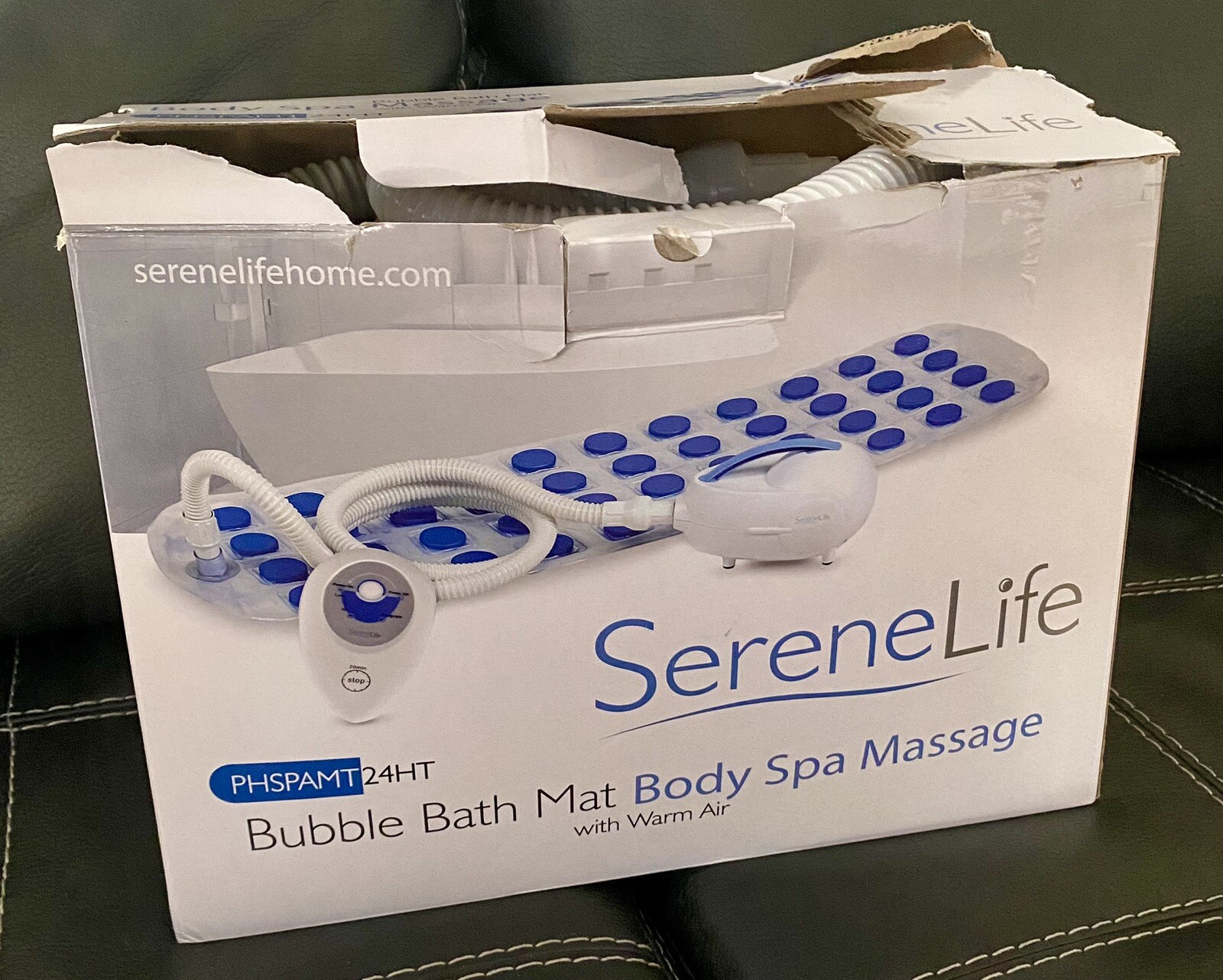 Bubble Bath Mat Body Spa Massage with Warm Air. DOES NOT INCLUDE REMOTE eBay