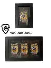 Booster Pack magnet Snap Card Frame Wall Mount Pokemon Trading Card Display Case