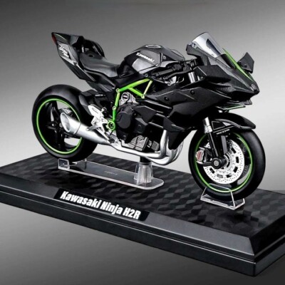 1:12 KAWASAKI H2R Legierung Racing Motorrad Simulat Produktbild-Vorschau 4