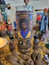 High John Novena Candle, Root and Oil-Luck, Success, Power, Prosperity