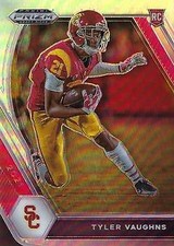 Tyler Vaughns 2021 Panini Prizm Draft Picks Collegiate #160 Silver USC Trojans