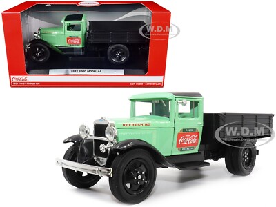 1931 FORD MODEL AA PICKUP GREEN ''COCA-COLA'' 1/24 BY MOTOR CITY CLASSICS 424024