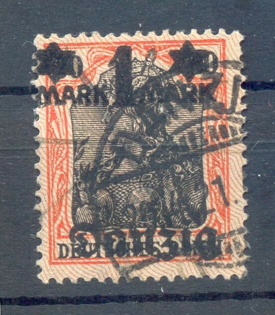 Danzig 41I Genuine Round Stamped. BPP 90EUR (73000