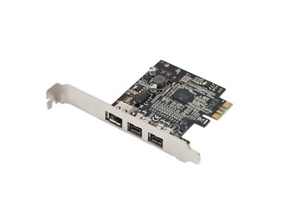 Syba Low Profile PCI-Express Firewire Card with Two 1394b Ports and One 1394a...