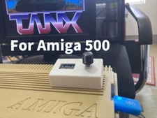 Amiga 500 Gotek USB Floppy Drive Emulator Complete Kit - Large OLED, Bracket etc