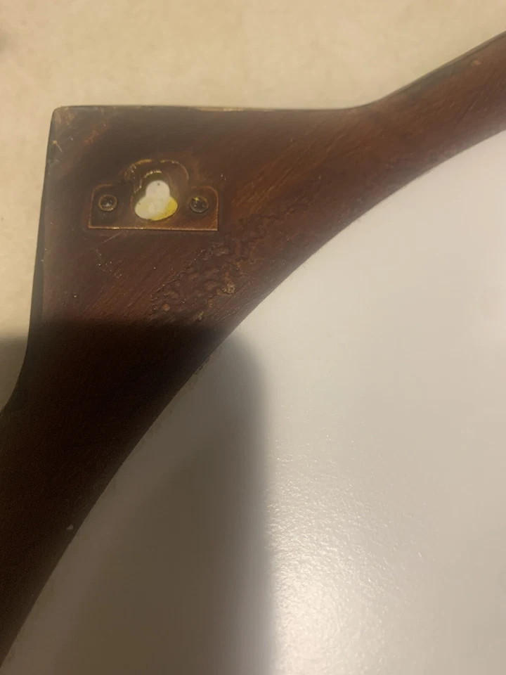 "Espejo de acento estilo gótico negro, madera y dorado 19"" lado lateral 21"" punto Foto 3 de 4