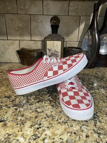 mens checkered vans with laces