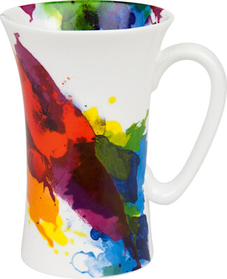 KÖNITZ 1120161694 Becher Mega Mug 630 ml On Colour - FLOW aus Bone China Porz...