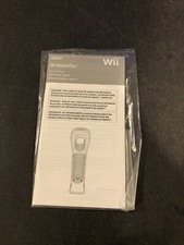 wii motion plus instruction manual original plastic bag insert Only