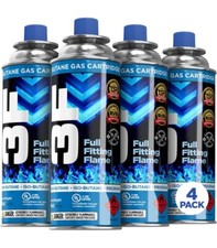 Butane Fuel, Pure-Refined, 8oz, For All Camping Stoves Compatible With 8oz Cans