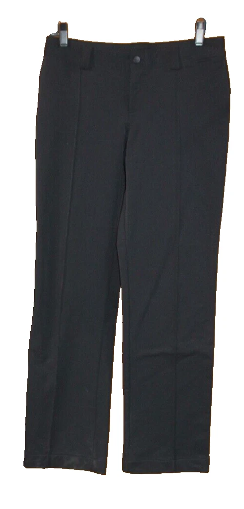 Under Armour PERFORMANCE Size 6 Ski Snow Soft Shell PANTS Black EUC!